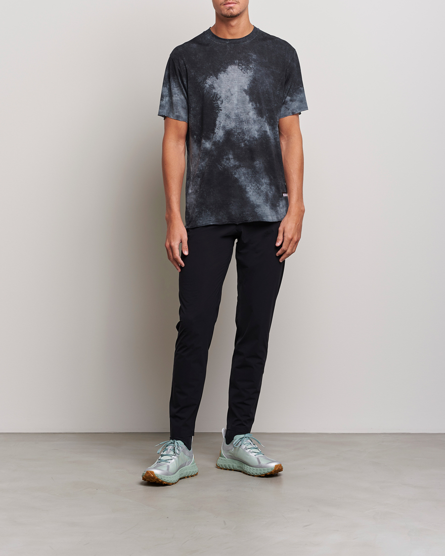 Homme | T-shirts | Satisfy | CloudMerino T-Shirt Batik Black