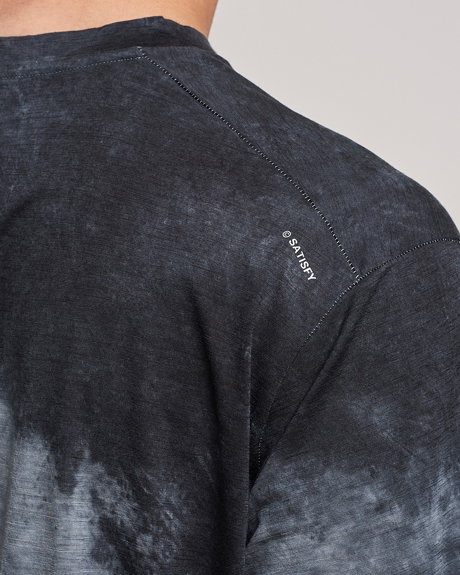 Homme | T-shirts | Satisfy | CloudMerino T-Shirt Batik Black