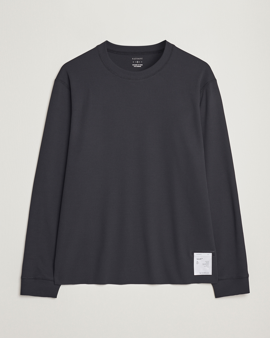 Homme | T-shirts | Satisfy | Aura3D Base Layer Black