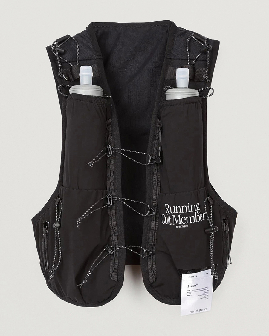 Homme | Satisfy Justice Cordura Hydration Vest Black | Satisfy | Justice Cordura Hydration Vest Black