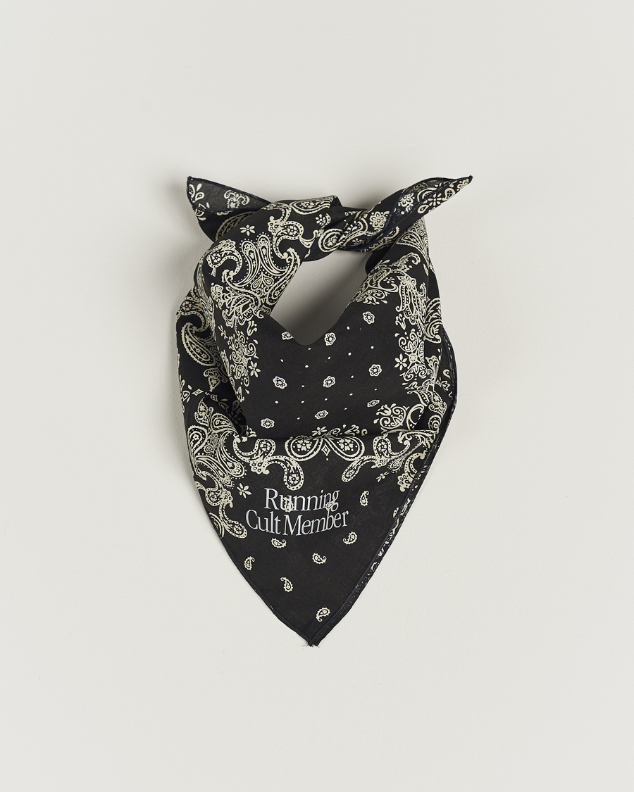 Homme | Satisfy Japanese Cotton Bandana Black | Satisfy | Japanese Cotton Bandana Black