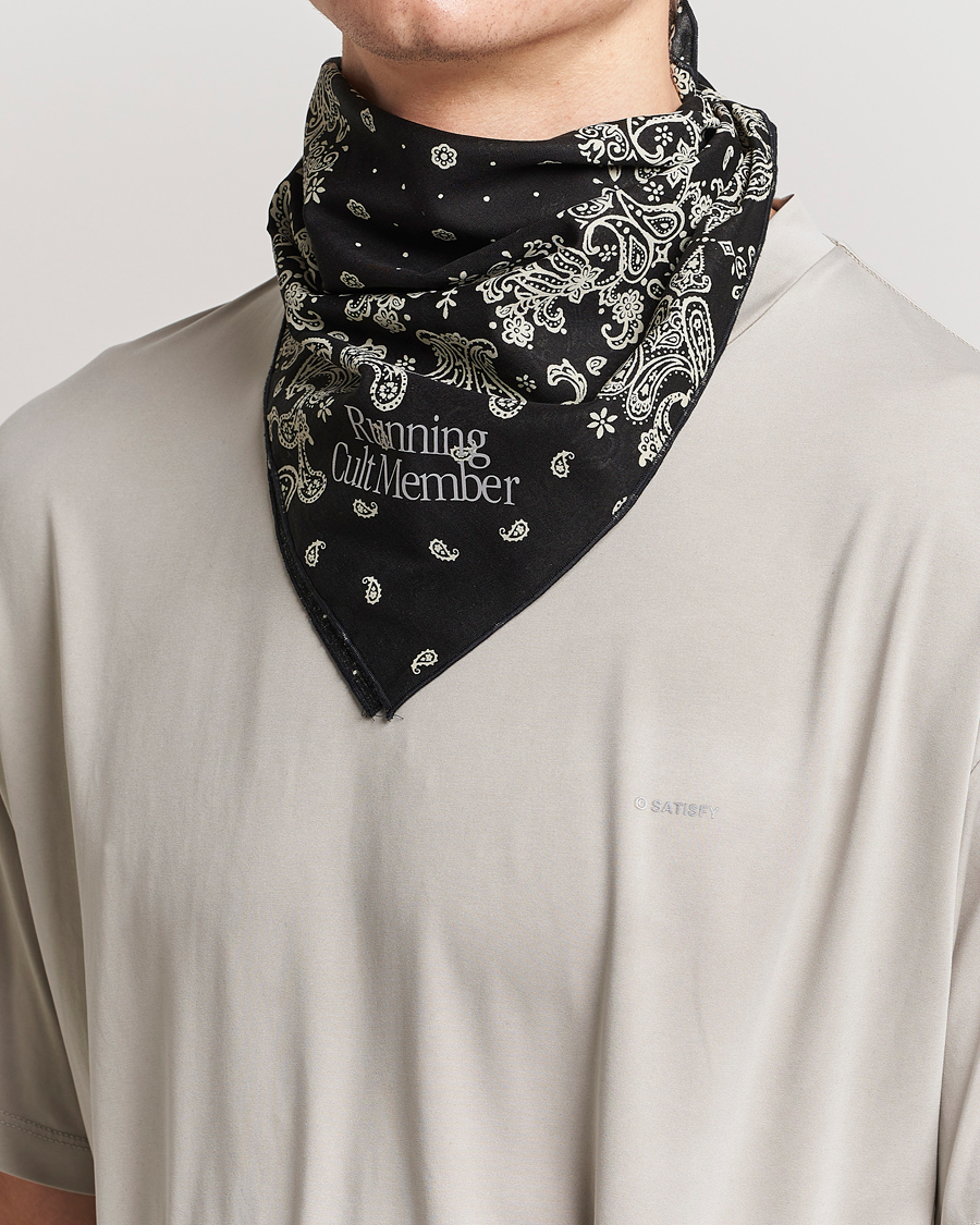 Homme | Satisfy Japanese Cotton Bandana Black | Satisfy | Japanese Cotton Bandana Black