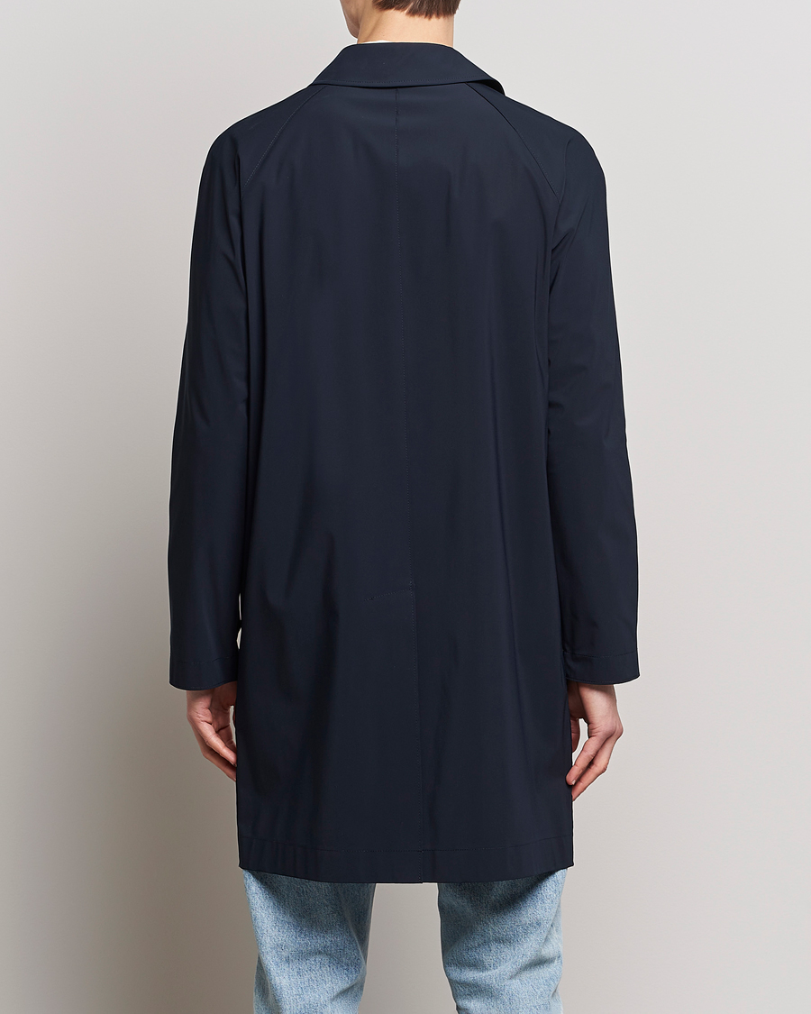 Homme | Manteaux Et Vestes | Harris Wharf London | Light Technic Balmacaan Coat Dark Blue