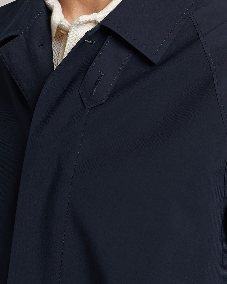 Homme | Manteaux Et Vestes | Harris Wharf London | Light Technic Balmacaan Coat Dark Blue