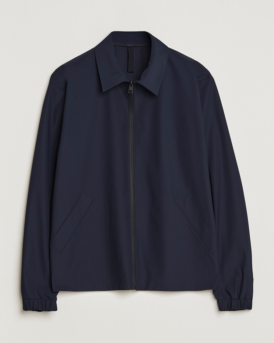 Homme | Manteaux Et Vestes | Harris Wharf London | Light Technic Golf Jacket Dark Blue