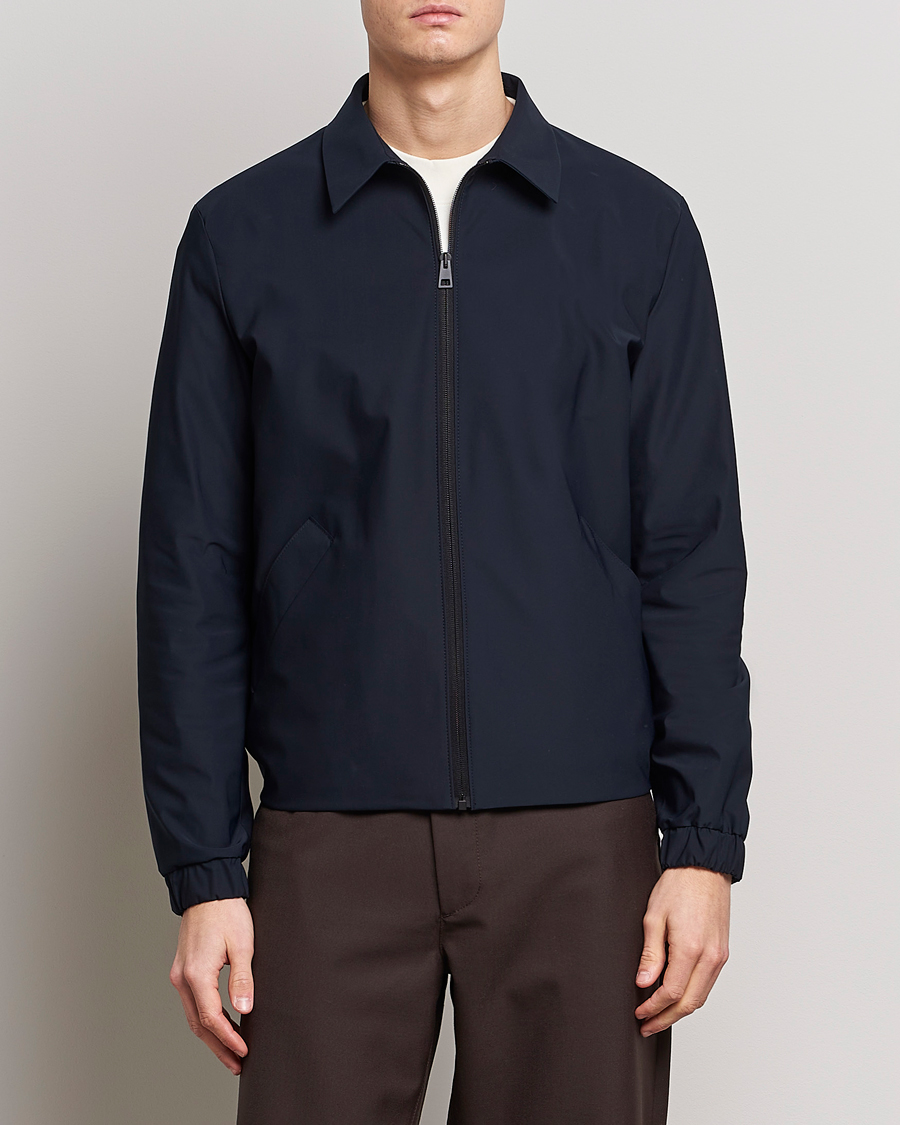 Homme | Manteaux Et Vestes | Harris Wharf London | Light Technic Golf Jacket Dark Blue