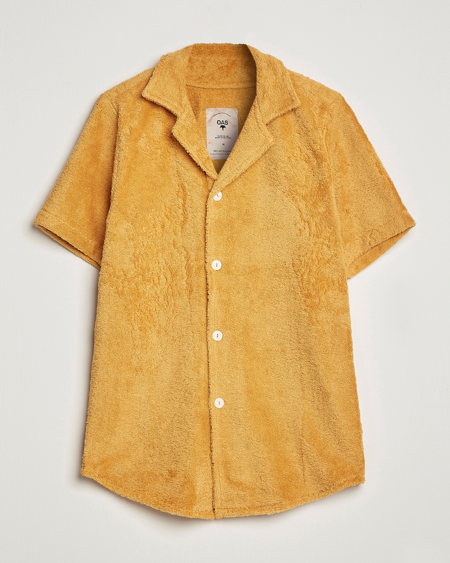 Homme | Chemises | OAS | Cuba Ruggy Shirt Mustard