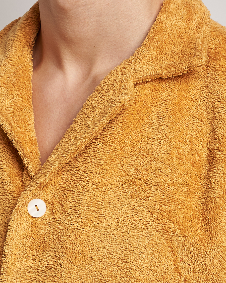 Heren | Overhemden | OAS | Cuba Ruggy Shirt Mustard
