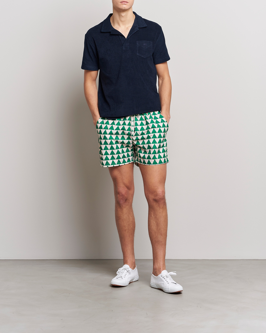 Homme | Maillots De Bain | OAS | Printed Swimshorts Triangle Jungle