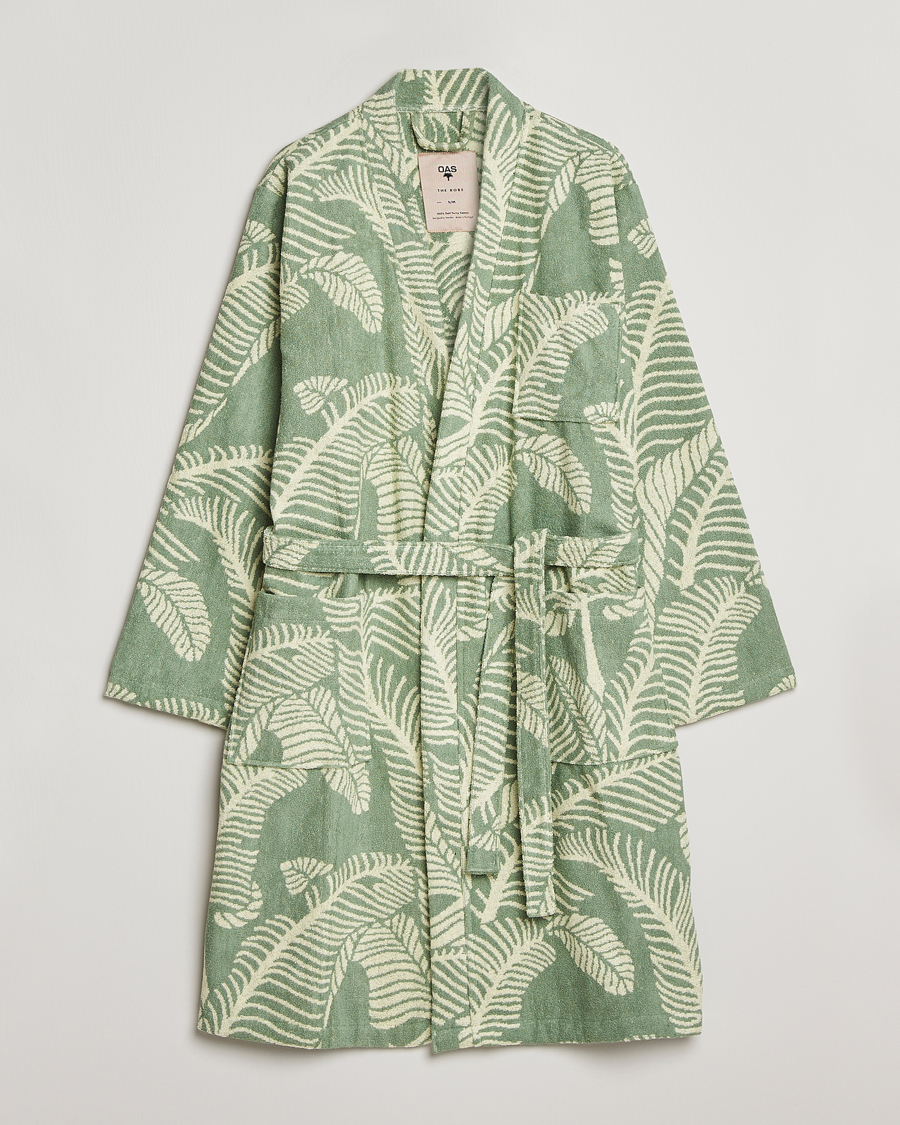 Homme | Peignoirs Et Pyjamas | OAS | Terry Robe Banana Leaf