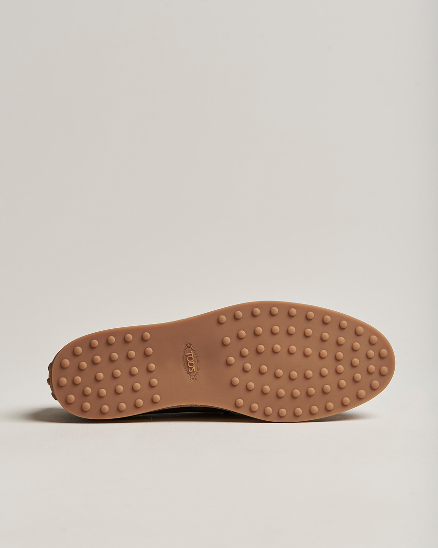 Homme | Tod's Raffia Loafers Dark Brown Suede | Tod's | Raffia Loafers Dark Brown Suede