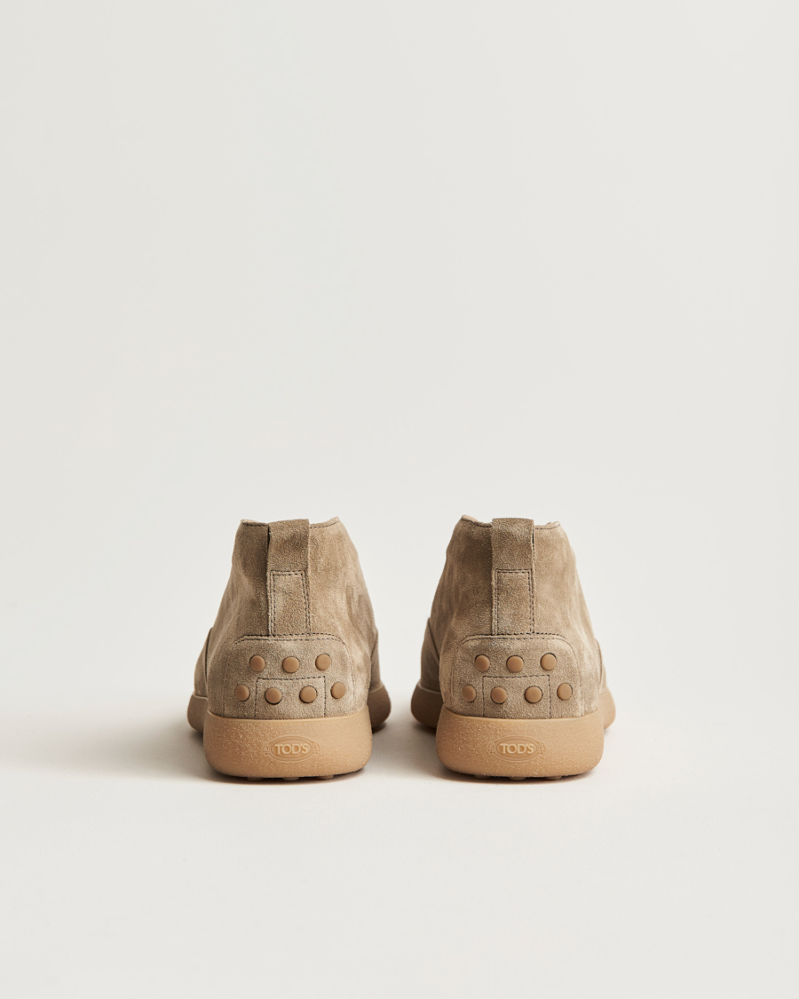 Homme | Tod's Gommino Chukka Boots Taupe Suede | Tod's | Gommino Chukka Boots Taupe Suede