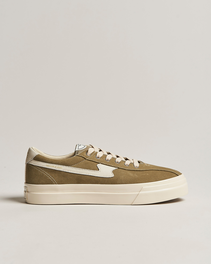 Homme | Stepney Workers Club Dellow S-Strike Suede Sneaker Moss/Ecru | Stepney Workers Club | Dellow S-Strike Suede Sneaker Moss/Ecru