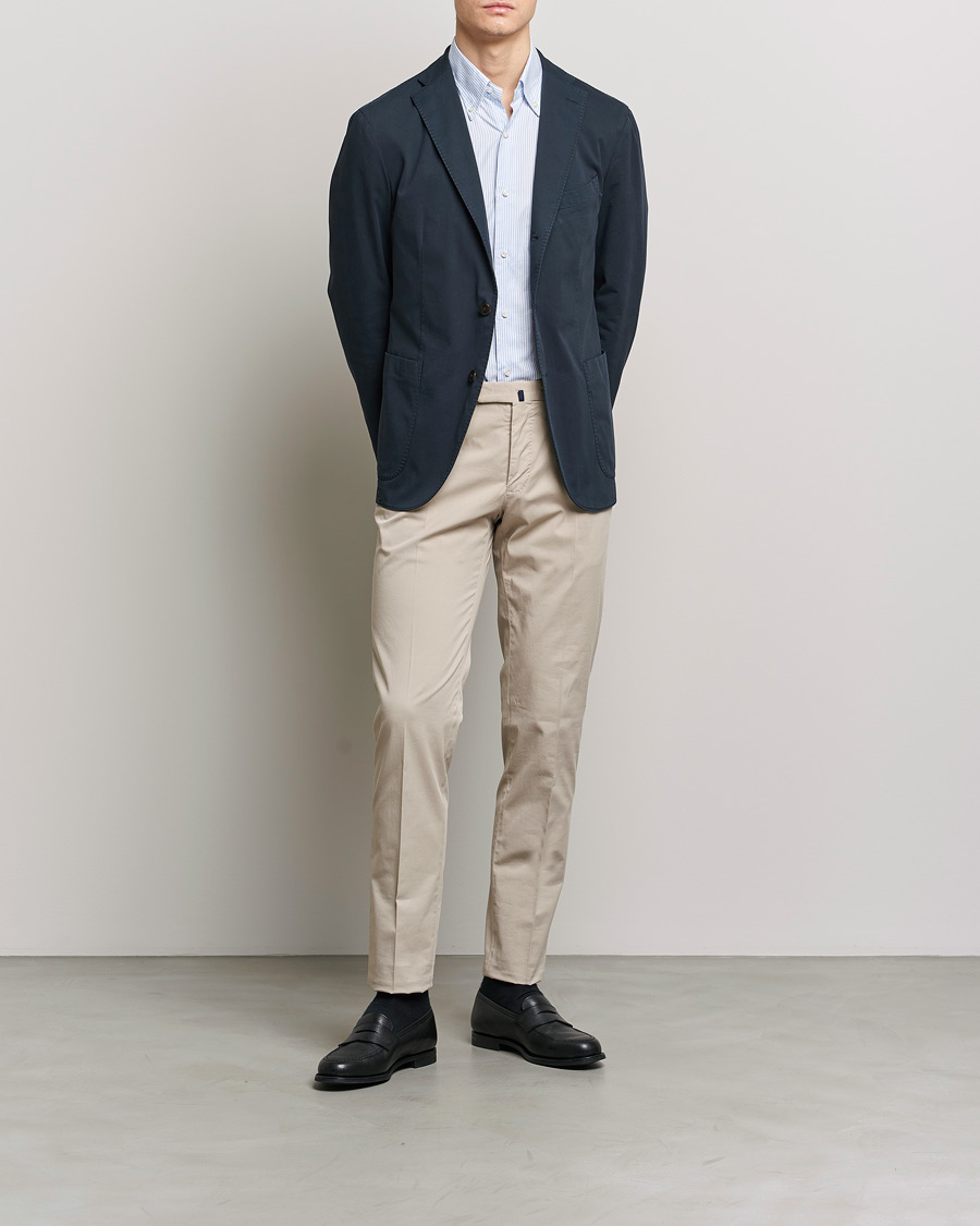 Homme | Blazers | Boglioli | K Jacket Cotton Stretch Blazer Navy