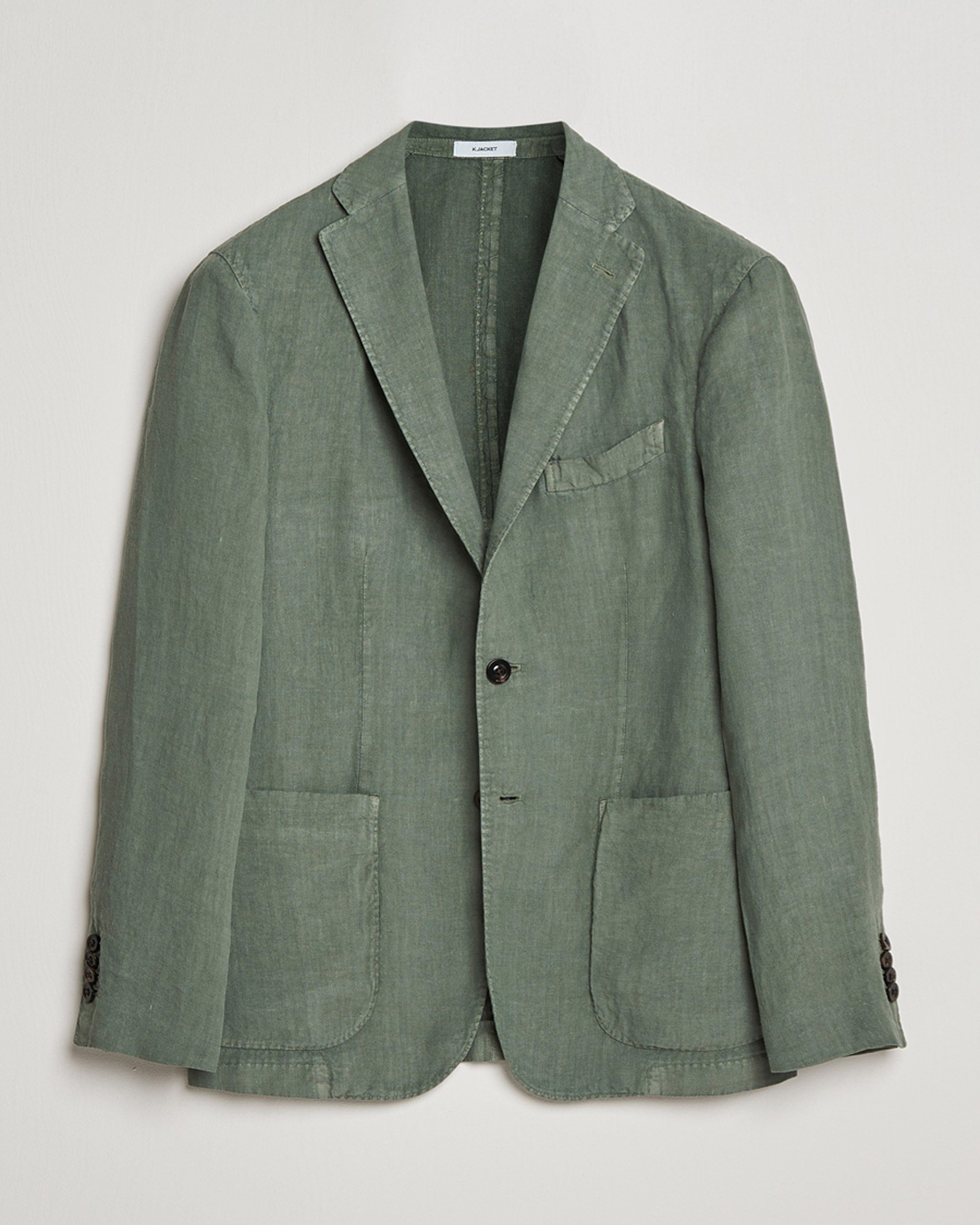 Homme | Blazers | Boglioli | K Jacket Linen Blazer Sage Green
