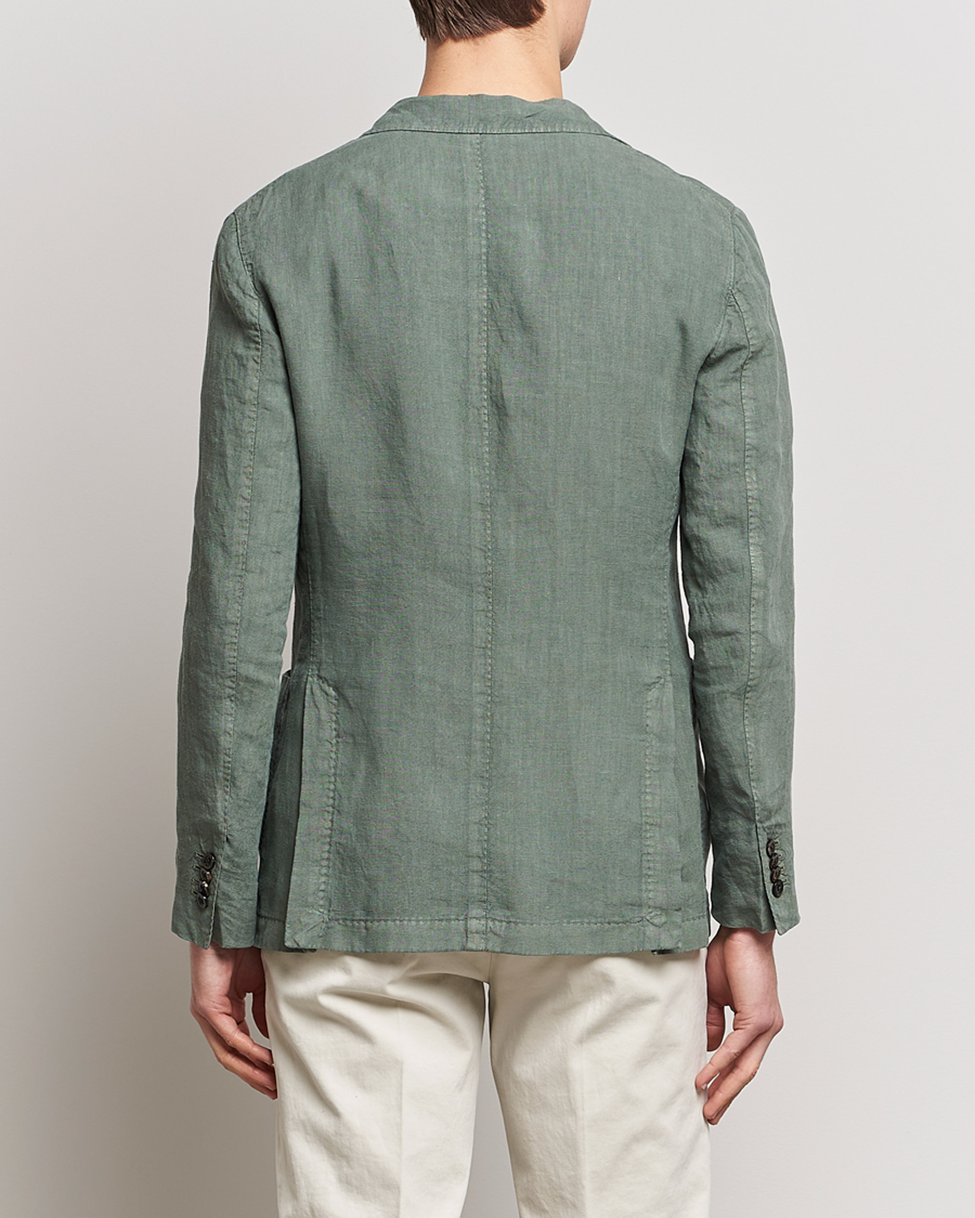 Homme | Blazers | Boglioli | K Jacket Linen Blazer Sage Green