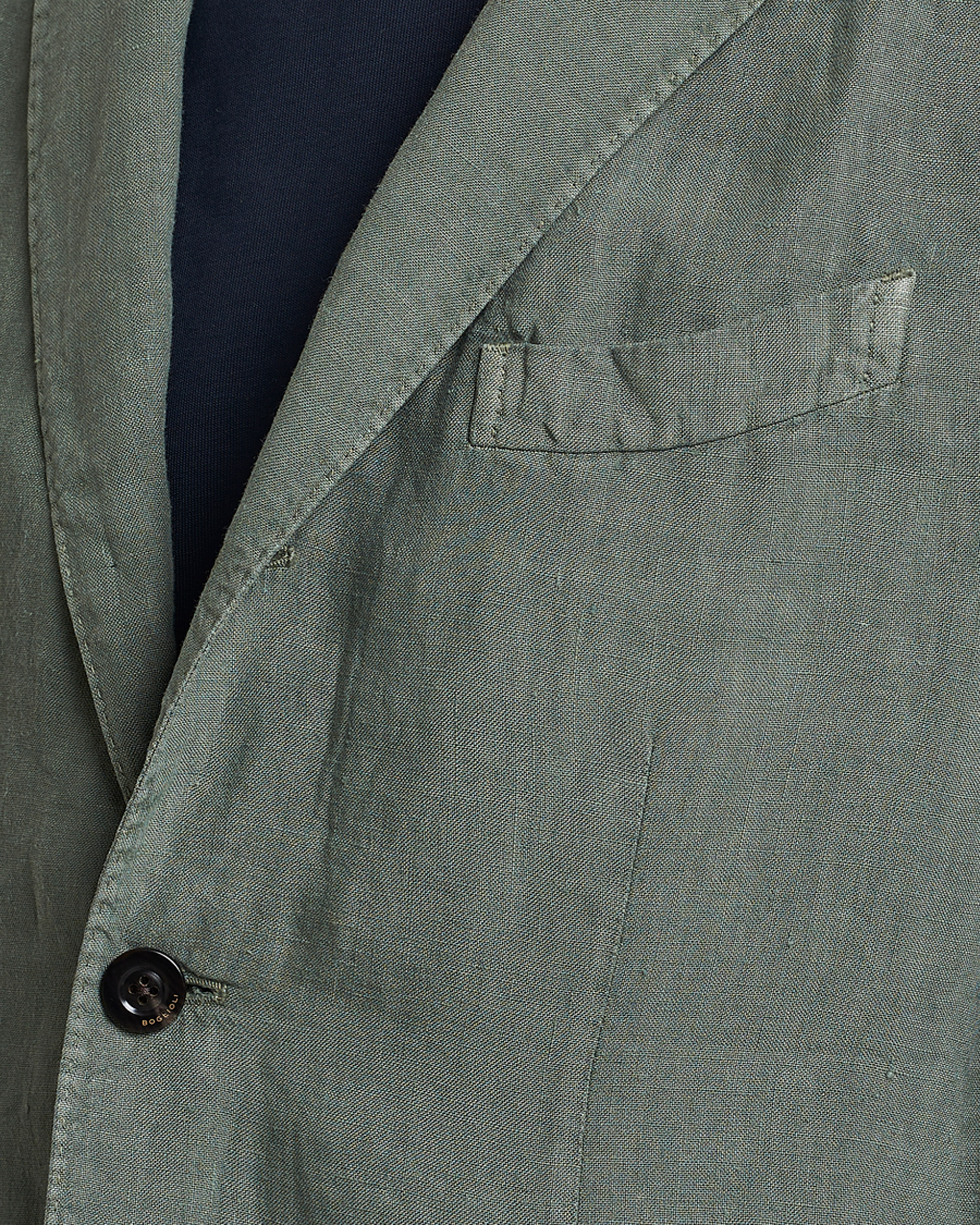 Homme | Blazers | Boglioli | K Jacket Linen Blazer Sage Green