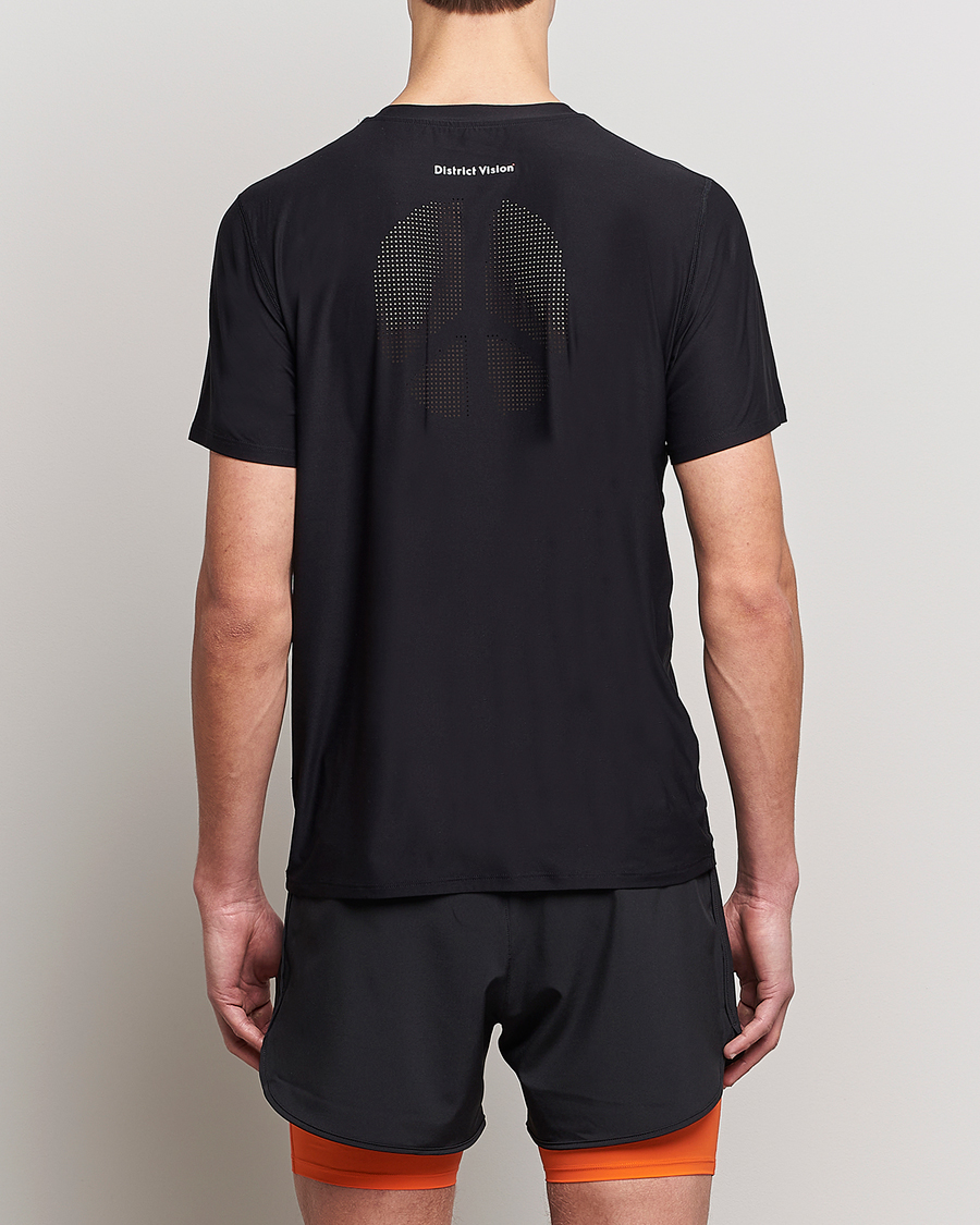 Heren | T-shirts | District Vision | Aloe-Tech Short Sleeve T-Shirt Black