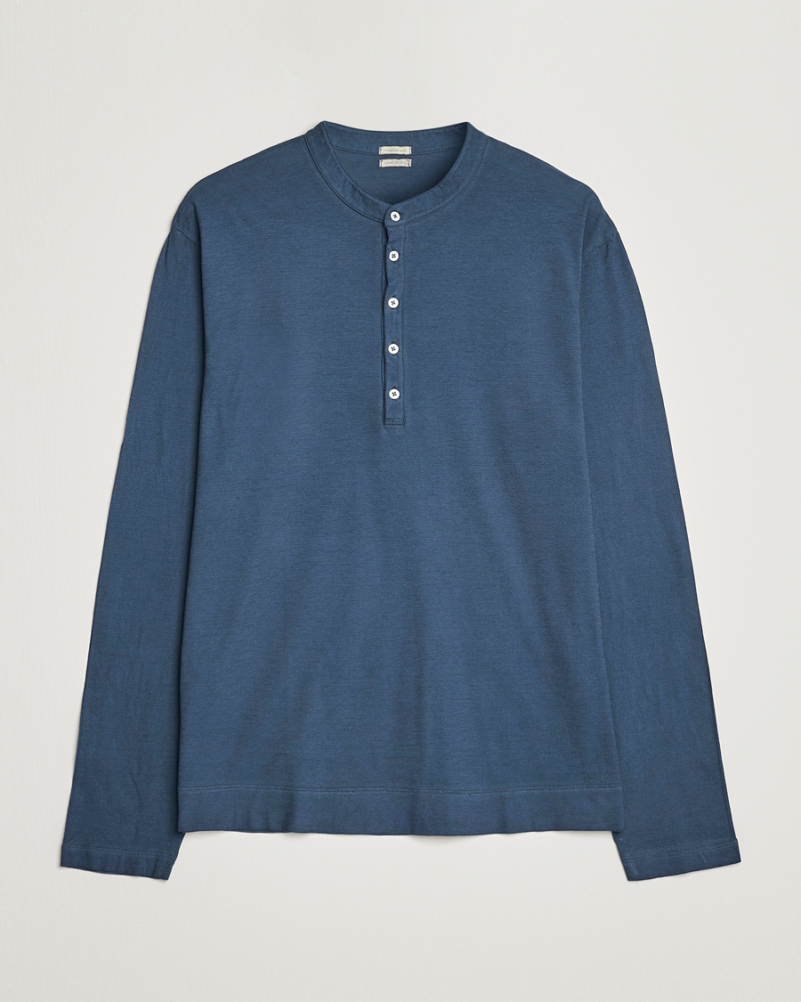 Homme | Pulls Et Tricots | Massimo Alba | Hawai Watercolor Henley Moon Rock