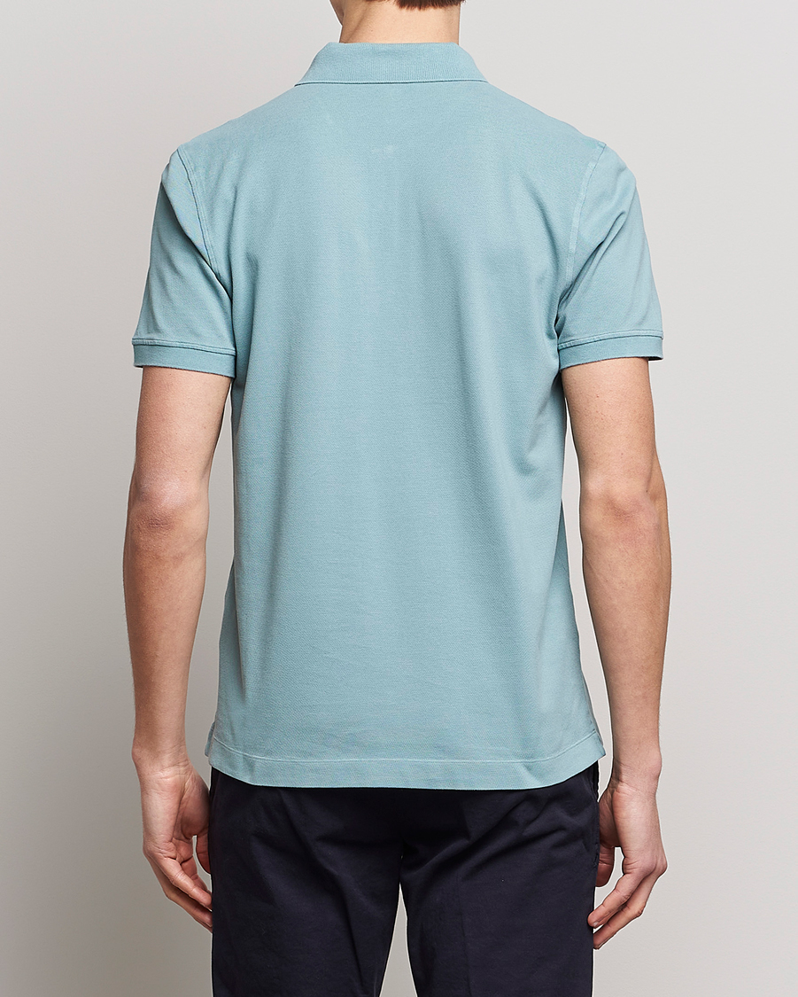 Homme | Polos | Piacenza Cashmere | Portofino Short Sleeve Polo Light Blue