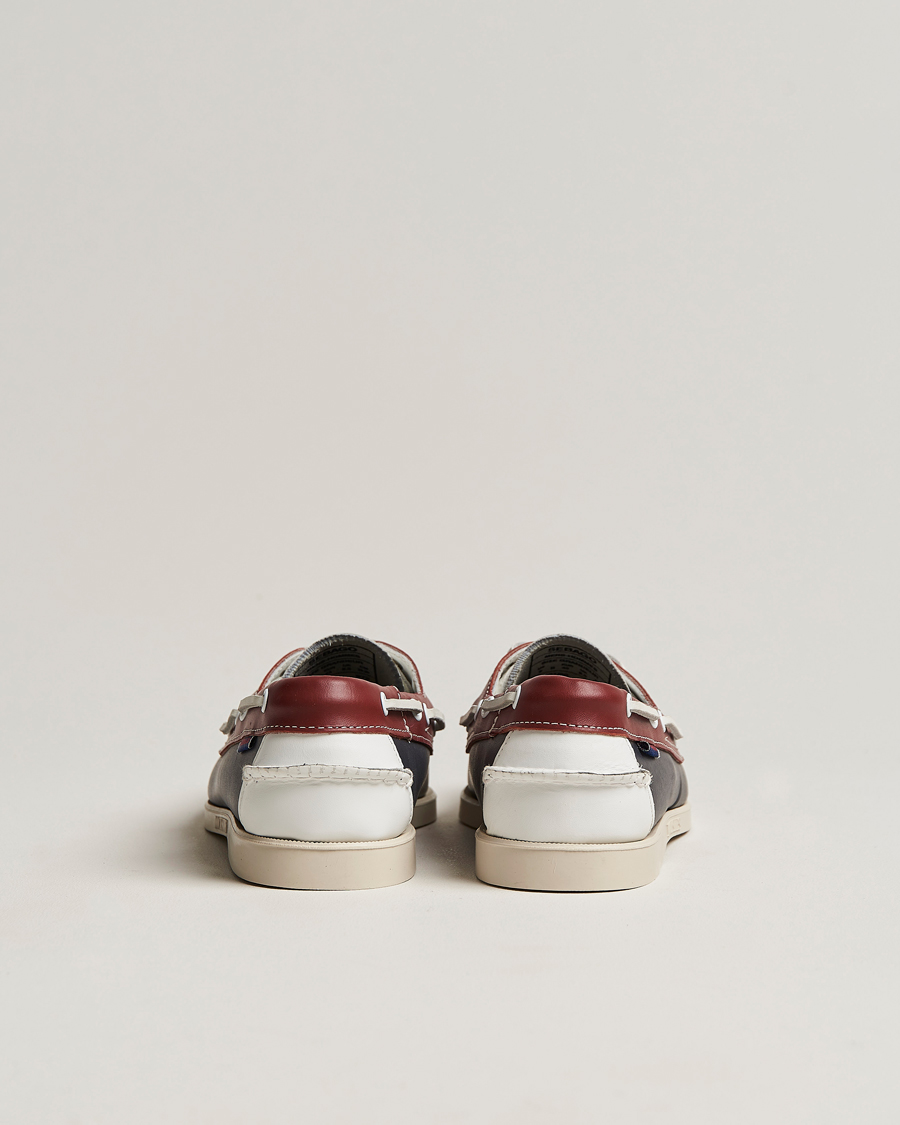 Homme | Sebago Portland Spinnaker Shoe Blue/Red/White | Sebago | Portland Spinnaker Shoe Blue/Red/White