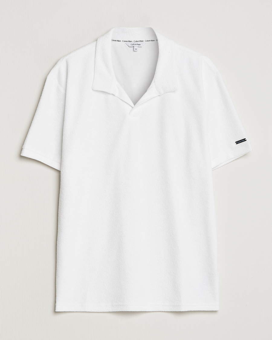 Homme | Polos | Calvin Klein | Terry Polo Classic White