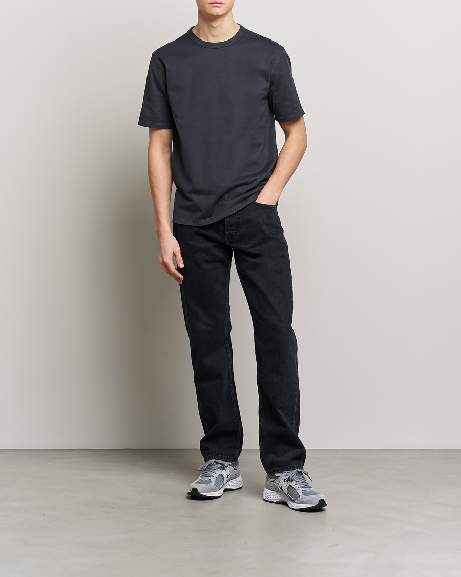 Homme | T-shirts | Ten c | Garment Dyed Cotton Jersey T-Shirt Blue Grey