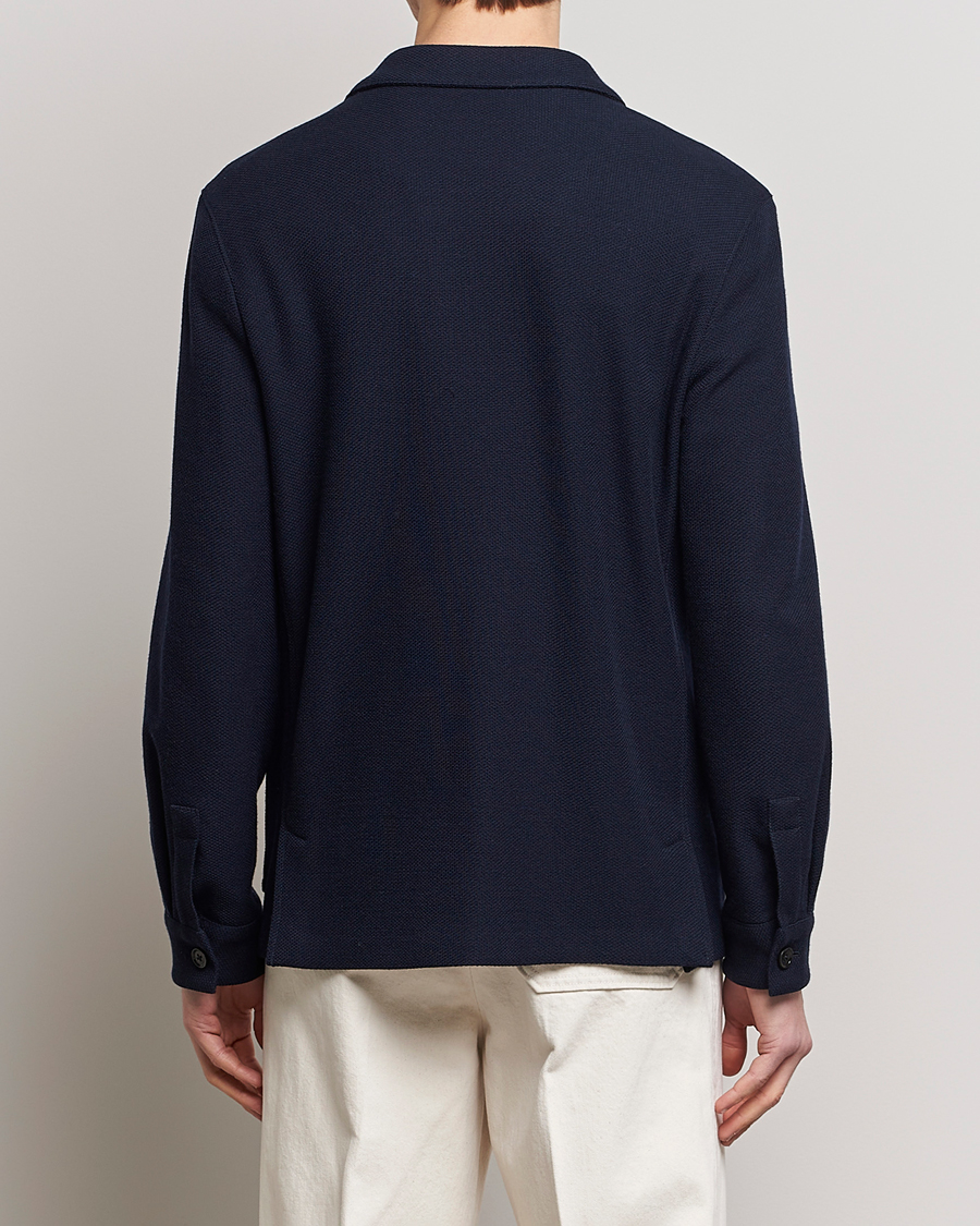 Homme | Manteaux Et Vestes | Zegna | Wool Jersey Chore Jacket Navy
