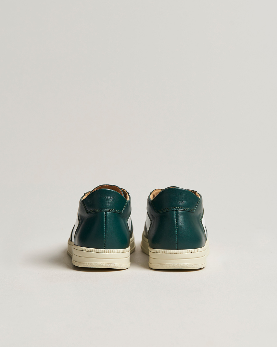 Homme | C.QP Cingo Leather Sneaker White/Bottle Green | CQP | C.QP Cingo Leather Sneaker White/Bottle Green