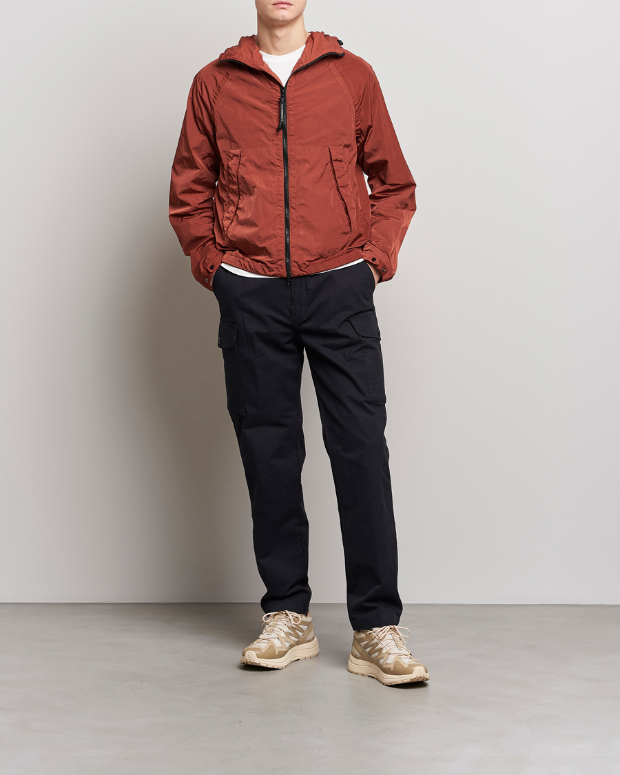 Homme | Manteaux Et Vestes | C.P. Company | Chrome Re-cycled Nylon Goggle Jacket Rust