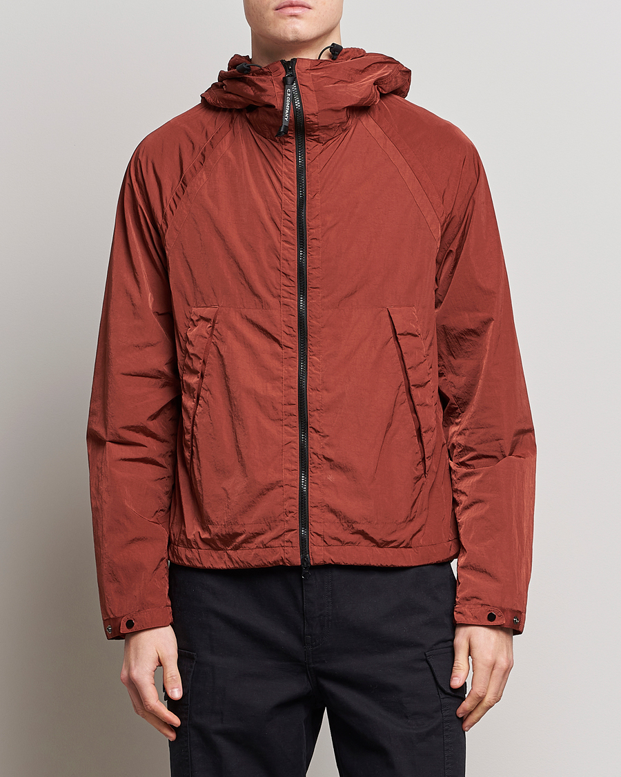 Homme | Manteaux Et Vestes | C.P. Company | Chrome Re-cycled Nylon Goggle Jacket Rust