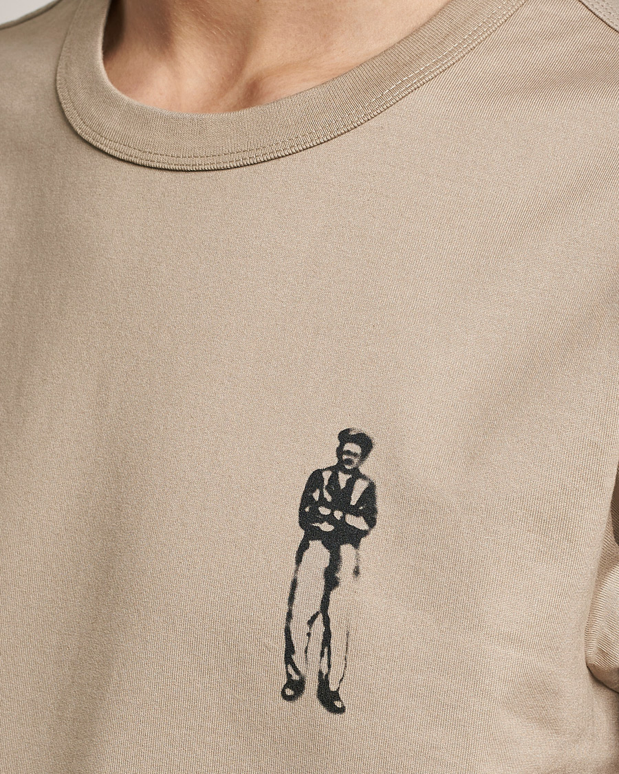 Homme | T-shirts | C.P. Company | Heavy Mercerized Cotton Printed Logo T-Shirt Sand