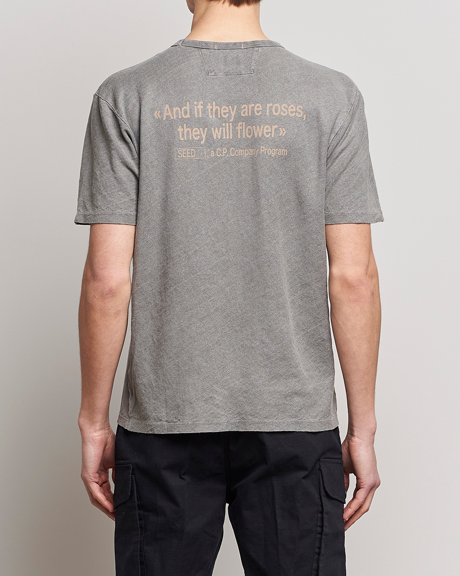 Homme | T-shirts | C.P. Company | Seed Recycled Hemp T-Shirt Grey