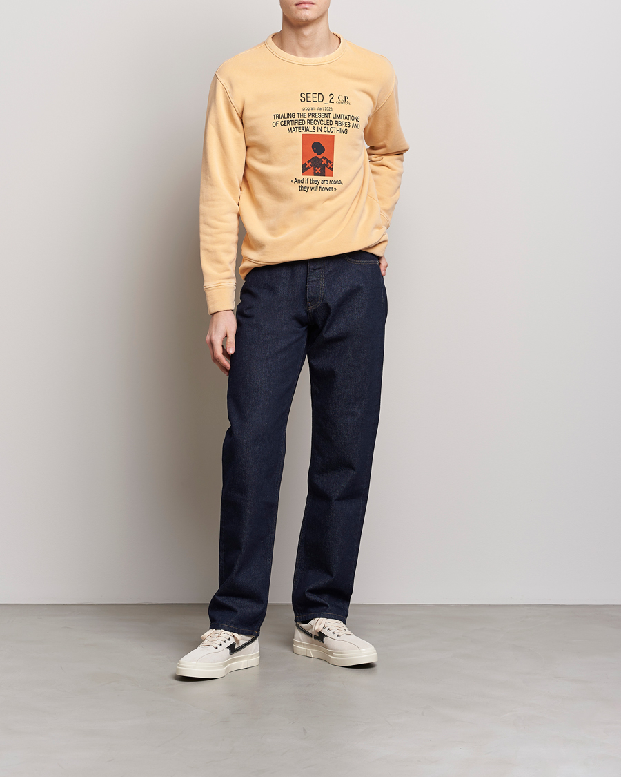 Heren | Truien | C.P. Company | Recycled Cotton Sweatshirt Orange