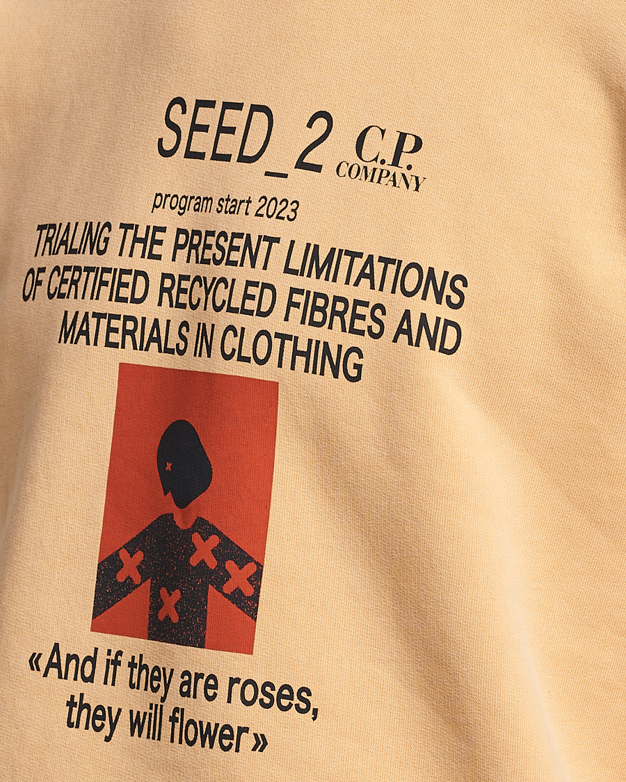 Heren | Truien | C.P. Company | Recycled Cotton Sweatshirt Orange