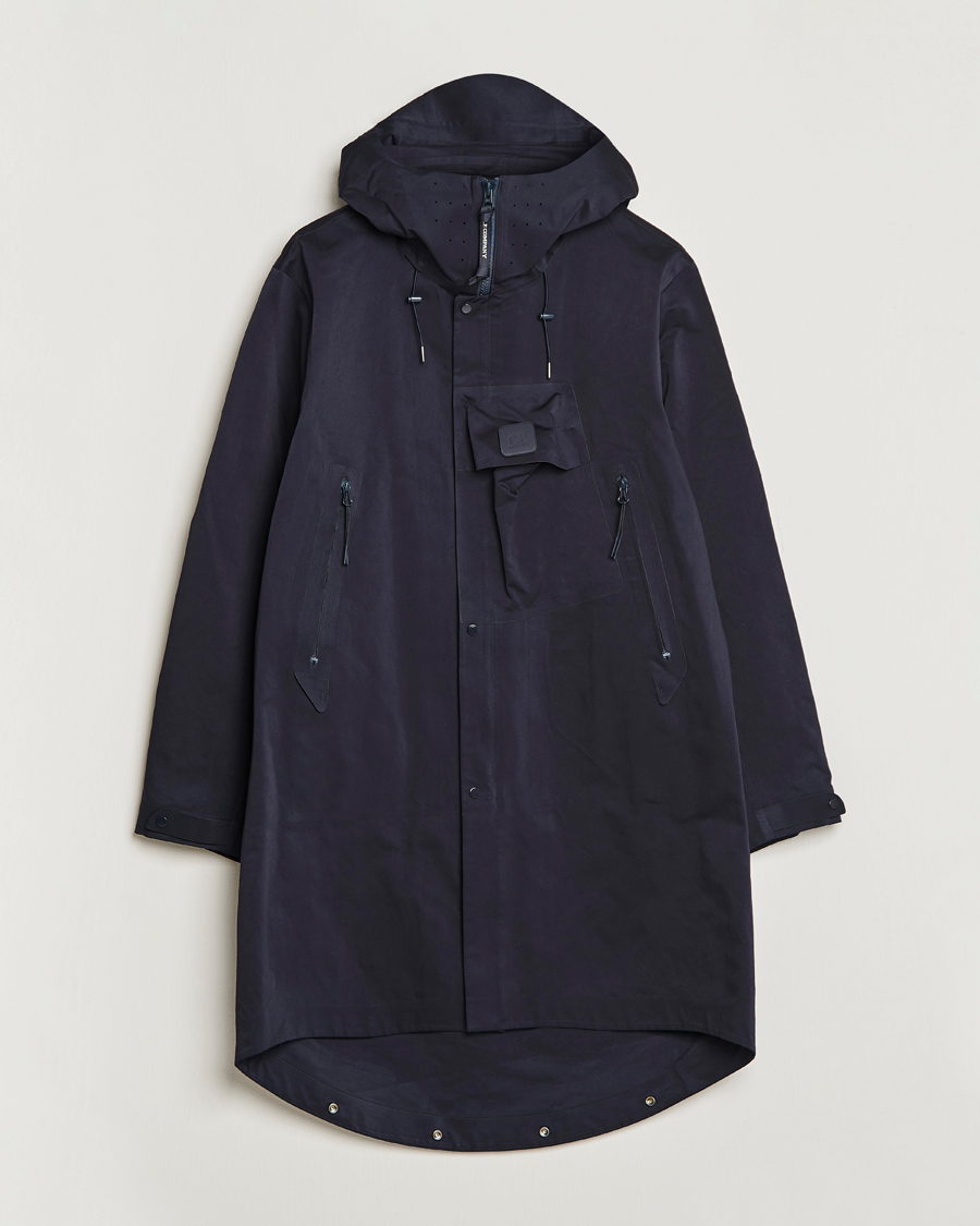 Homme | Manteaux Et Vestes | C.P. Company | Metropolis A.A.C. Water resistant Long Jacket Navy