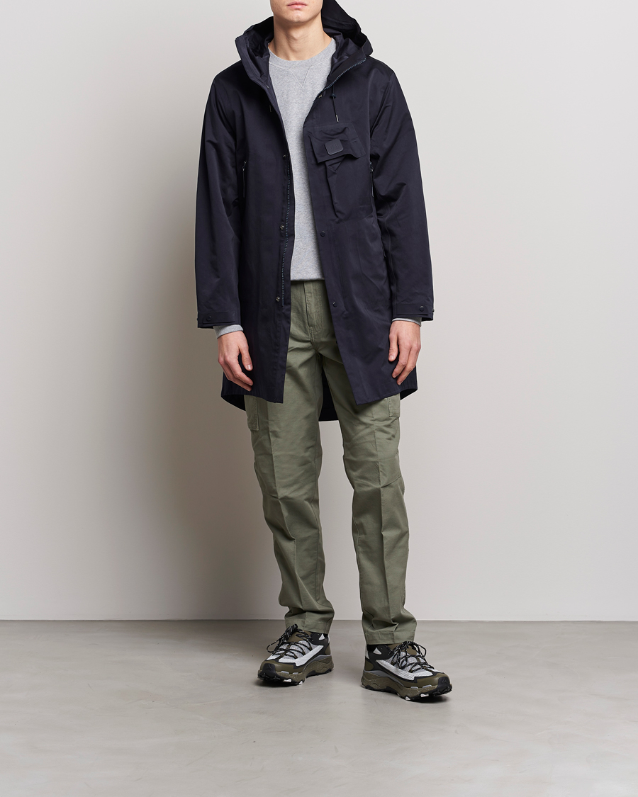Homme | Manteaux Et Vestes | C.P. Company | Metropolis A.A.C. Water resistant Long Jacket Navy