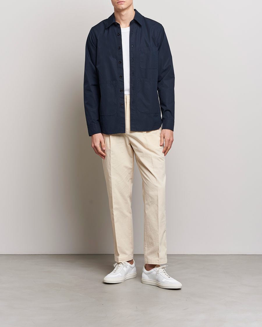 Homme | Manteaux Et Vestes | Aspesi | Utility Shirt Jacket Navy