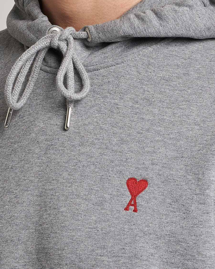 Homme | Pulls Et Tricots | AMI | Heart Logo Hoodie Heather Grey