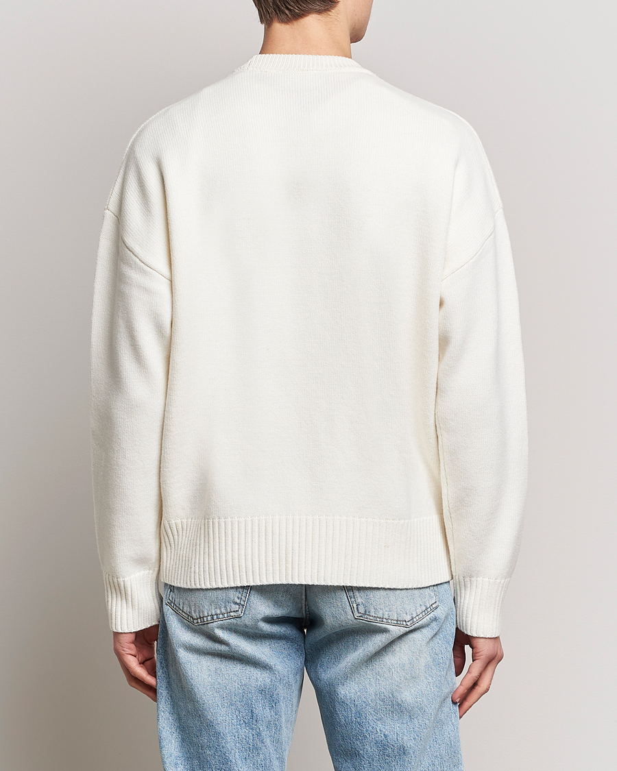 Homme | Pulls Et Tricots | AMI | Big Heart Wool Sweater Off White