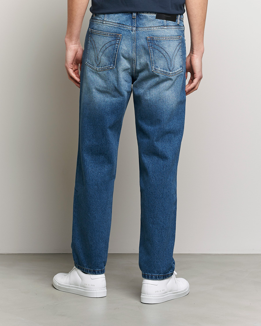 Homme | Jeans | AMI | Tapered Jeans Used Blue Wash