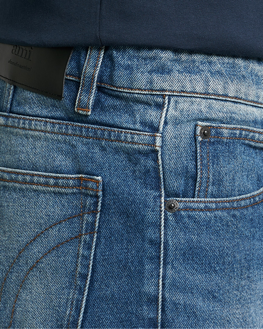 Homme | Jeans | AMI | Tapered Jeans Used Blue Wash