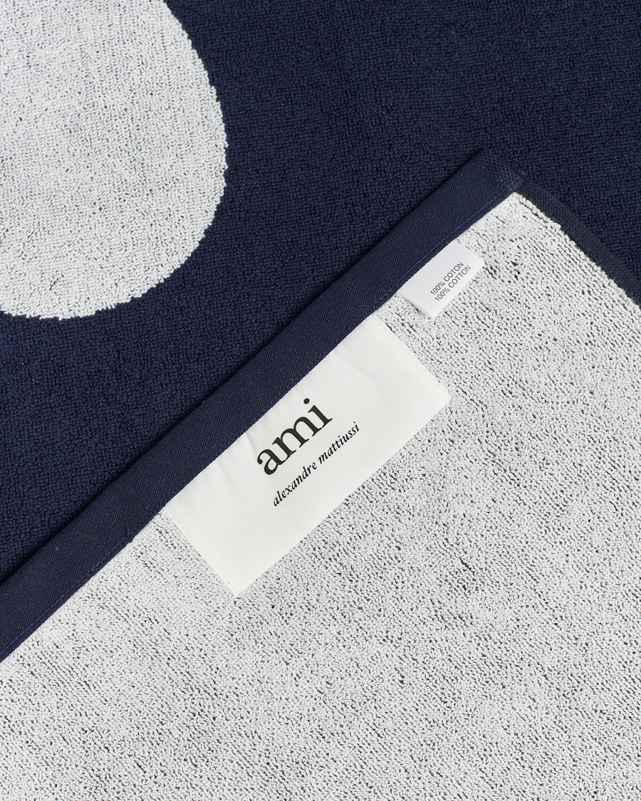 Homme | AMI Beach Towel Navy | AMI | Beach Towel Navy