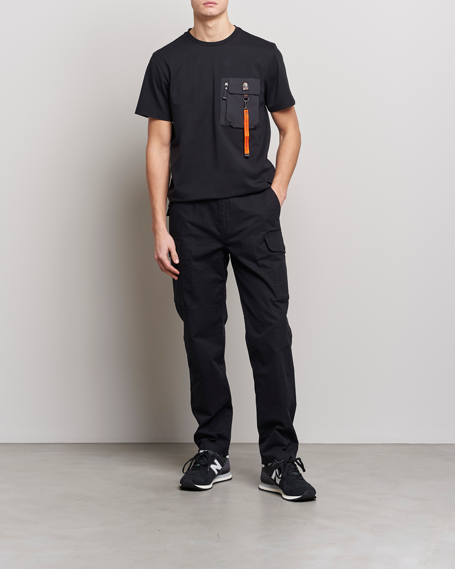 Homme | T-shirts | Parajumpers | Mojave Pocket Crew Neck Tee Black