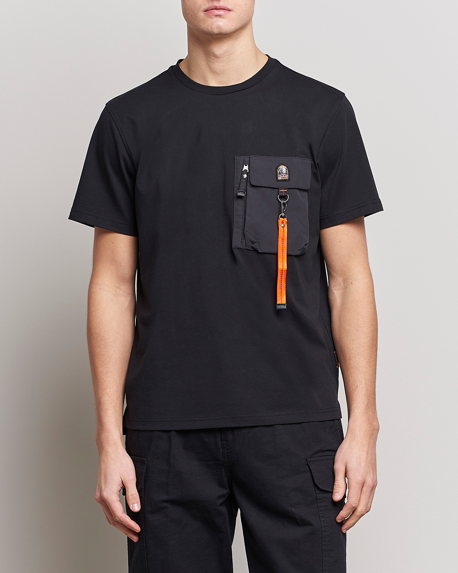Homme | T-shirts | Parajumpers | Mojave Pocket Crew Neck Tee Black