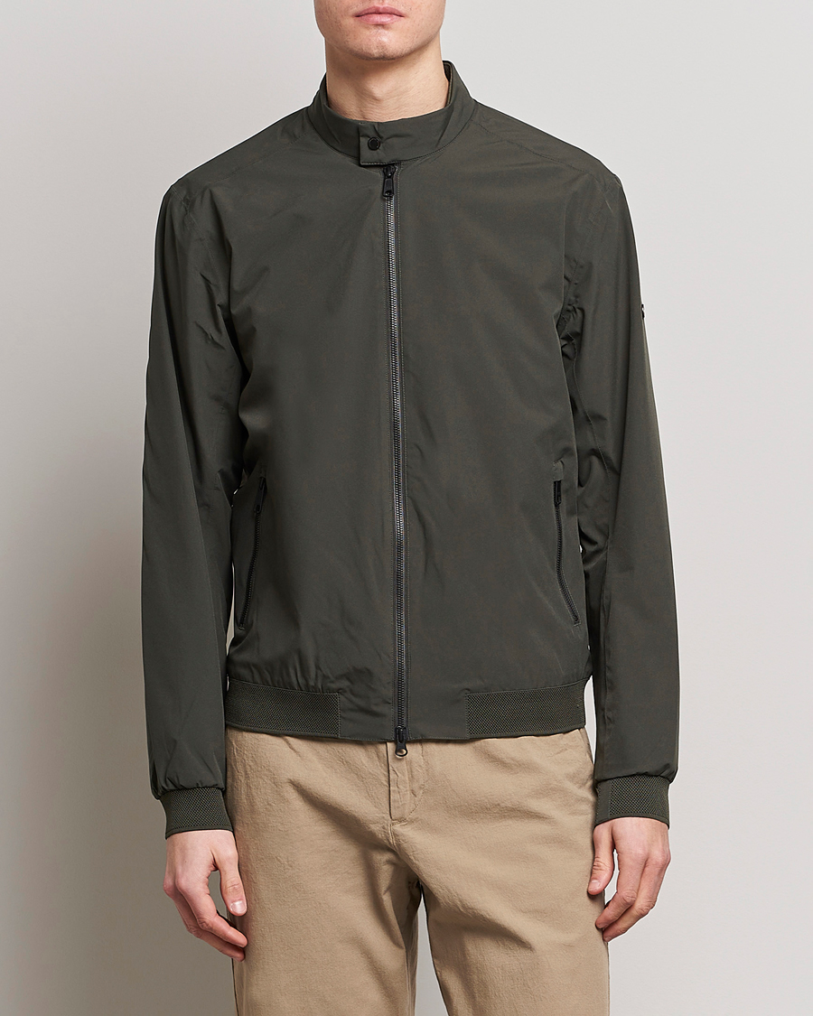 Homme | Manteaux Et Vestes | Scandinavian Edition | Plain Waterproof Jacket Dark Olive