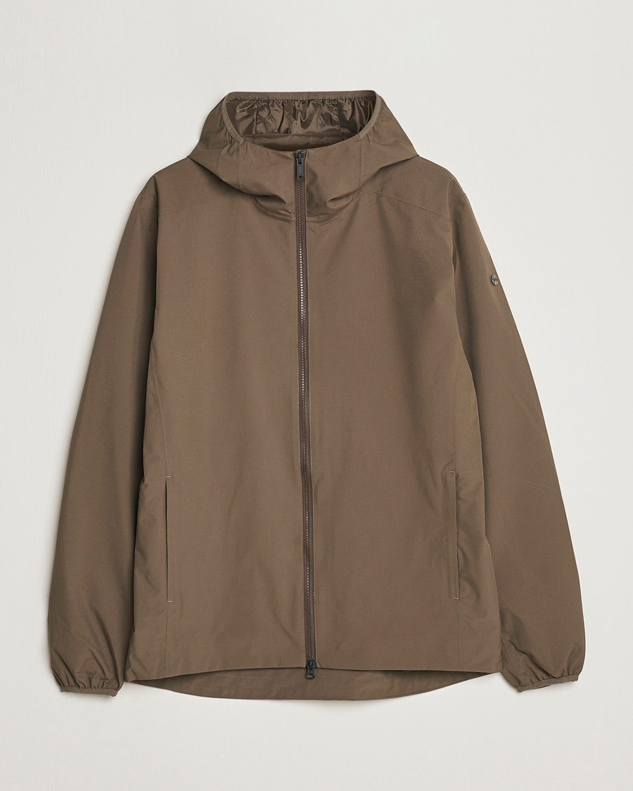 Heren | Jassen | Scandinavian Edition | Hood Waterproof Jacket Major Brown