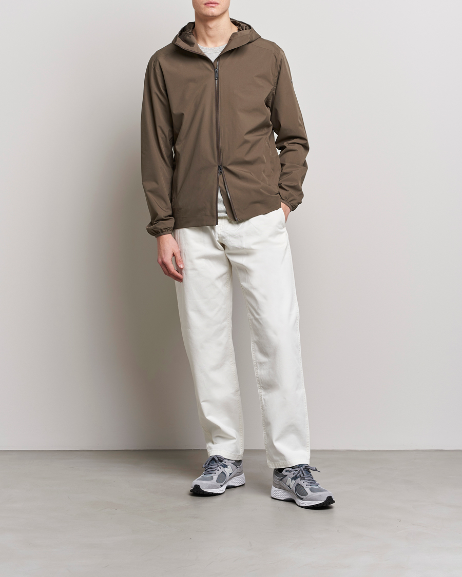 Homme | Manteaux Et Vestes | Scandinavian Edition | Hood Waterproof Jacket Major Brown