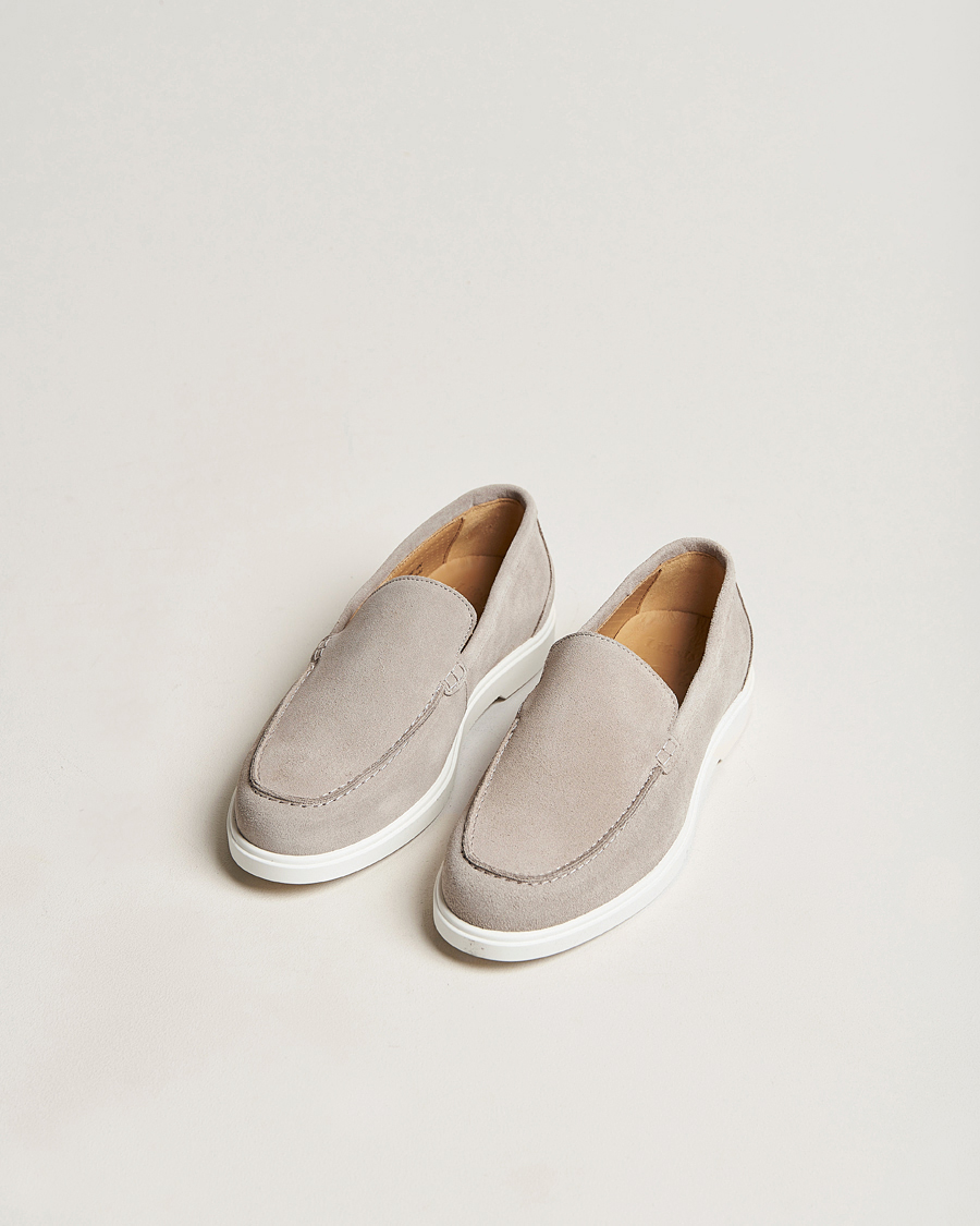 Heren | Instappers | Loake Shoemakers | Tuscany Suede Loafer Stone
