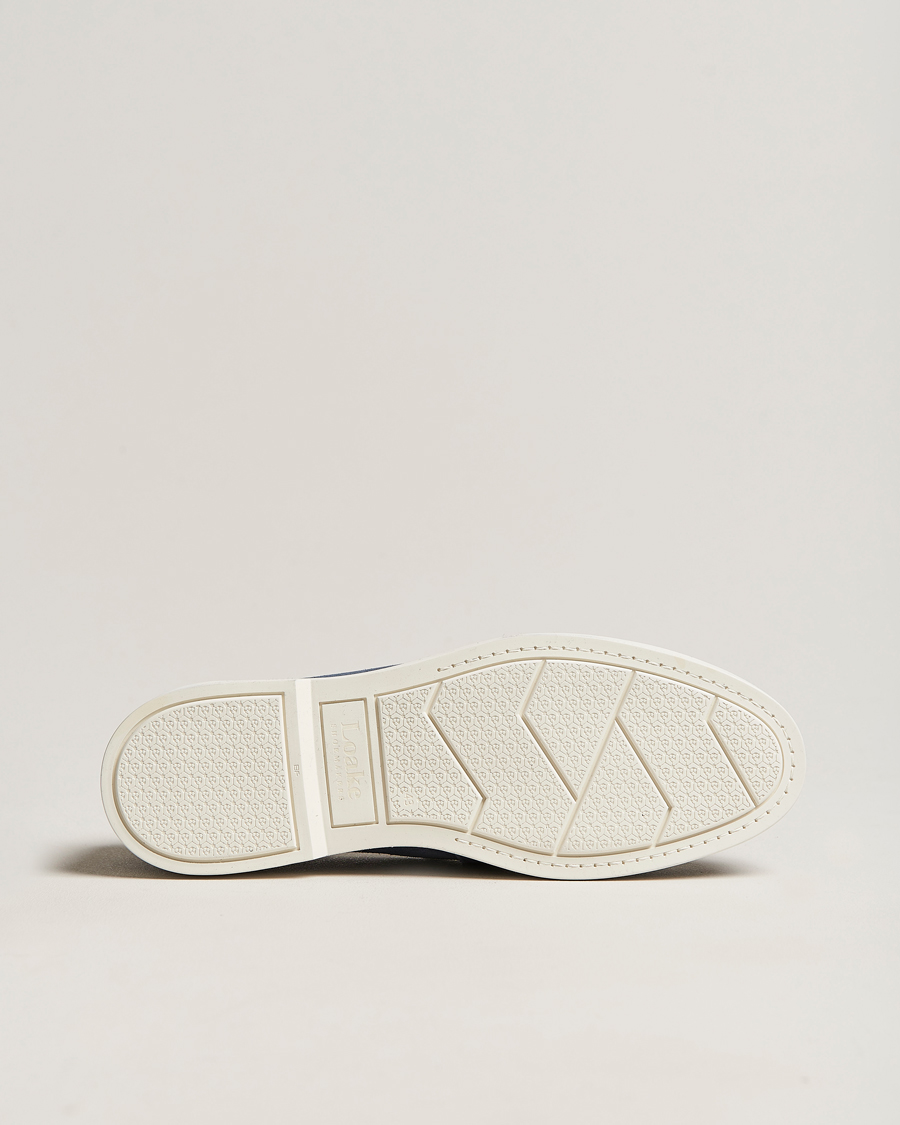 Homme | Loafers | Loake Shoemakers | Tuscany Suede Loafer Denim